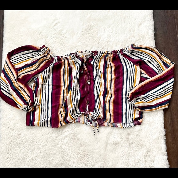 Rewind Tops - 🌻3/$20 Rewind Boho Peasant Button Down Blouse